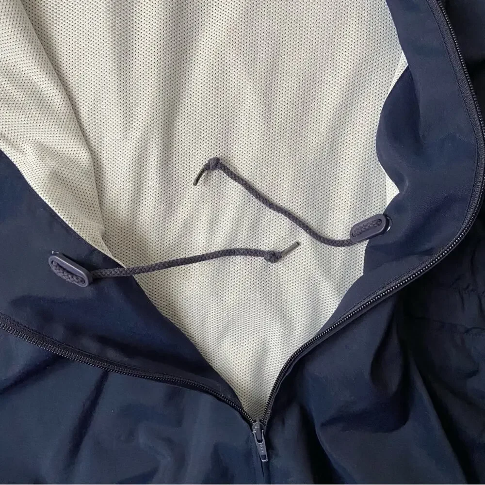 J. Crew Navy Rain Jacket Size Large